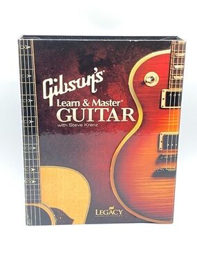 Gibson's Learn & Master Guitar Box Set Steve Krenz - 20 DVDs 5 CDs 2010 First Ed